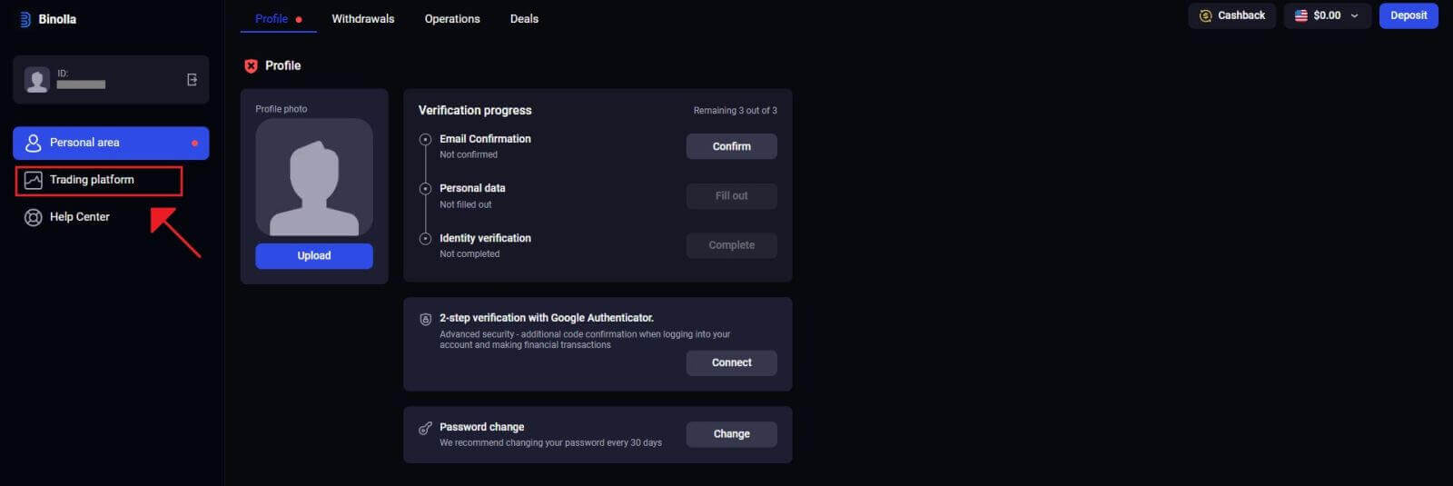 How to Login and start trading Binary Options at Binolla